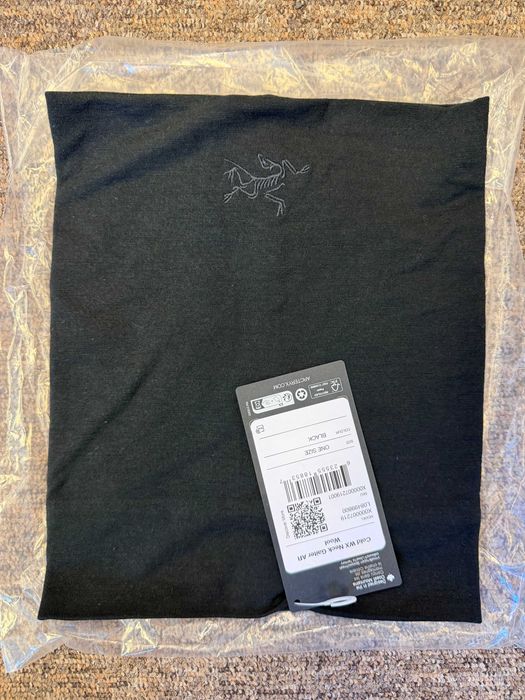 Komin Arcteryx LEAF Cold WX Neck Gaiter AR Wool Black