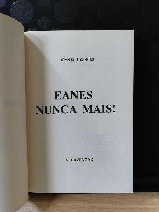 Eanes nunca mais! - Vera Lagoa, Intervenção, 1980