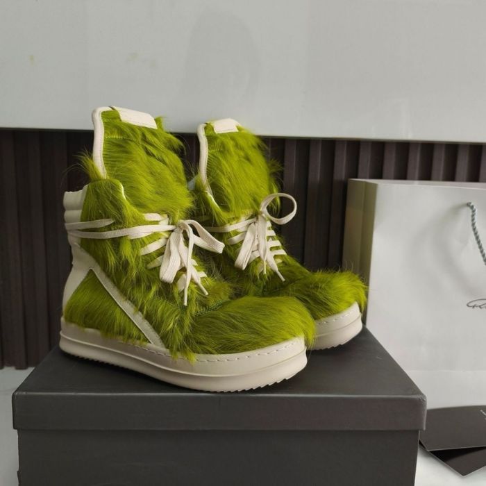 Кросівки Rick owens geobasket Furry/рік овенс геобаскет фуррі