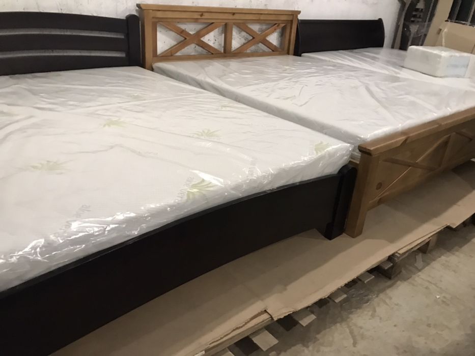 Ліжко. Акція!!! Склад ліжок. Ліжко дерев‘яне під ортопедичний матрац