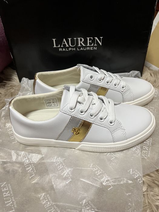Ralph Lauren LRL sneakersy tenisówki skórzane r 35,5 carryover janson