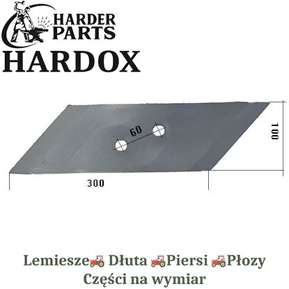 Dłuto Dowdeswell HARDOX 147298/P części do pługa 2X lepsze niż Borowe