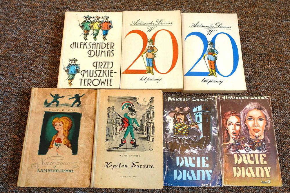 Zestaw literatura płaszcza i szpady : Dumas , Scott , Gautier