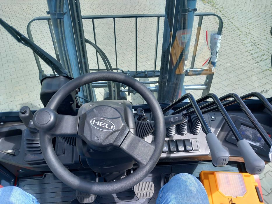 Wózek Widłowy Spalinowy Heli 5,0T Maszt 5,0M Triplex LPG *2025-03*