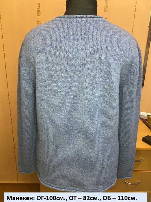 Джемпер Waschbär Німеччина із органічної вовни блакитний 44/46