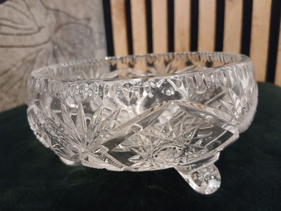 Kryształowy wazon misa
