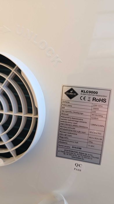 Klimatyzator przenośny KCL9000