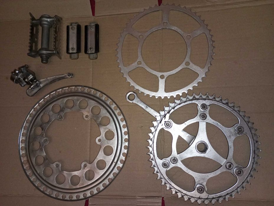 Звезда велосипедная 51 48 Т с шатуном защита педаль перекидка