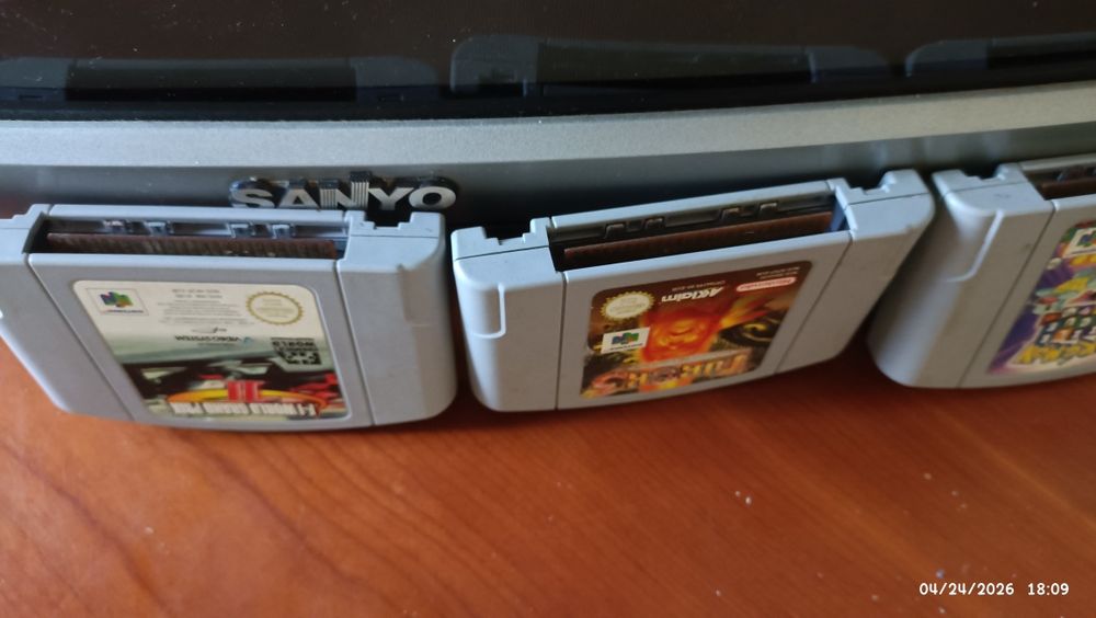 Pack Jogos N64 (Super Mário 64, Turok 3 Shadow of Oblivion, Pokemon Puzzle League & F1 Workd Grand Prix)