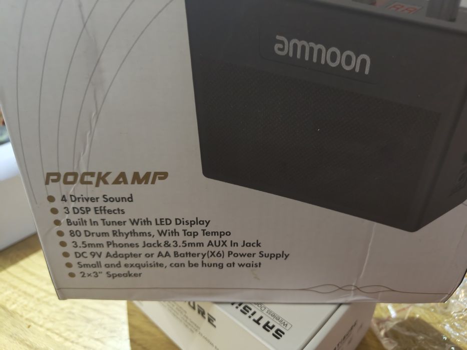 Mini wzmacniacz gitarowy ukulele Ammoon POCKAMP