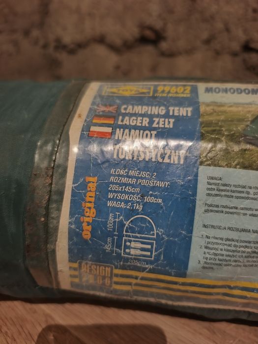 Namiot turystyczny 2 osobowy TOYA