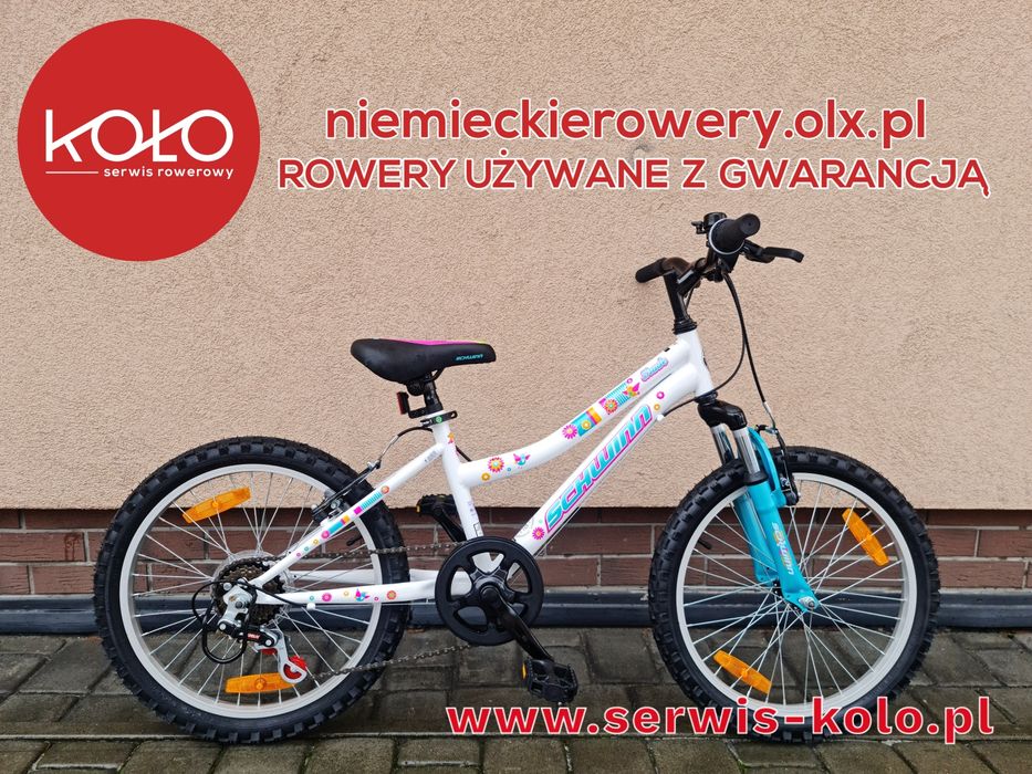 Rower dziecięcy dziewczęcy ACTIVE koła 20 SHIMANO okazja rabat