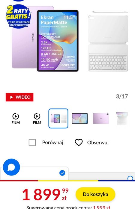 Tablet Huawei ipad 11.5