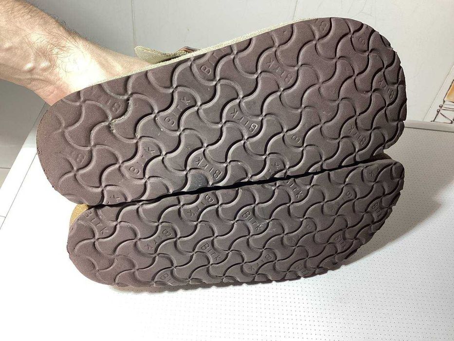Сандалии Birkenstock Boston Braided Suede Taupe размер 39