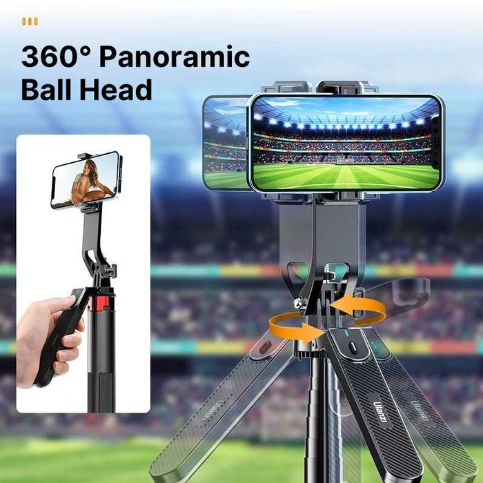 Kijek  180cm SELFIE STICK Statyw Pilot Bluetooth Ulanzi MA09