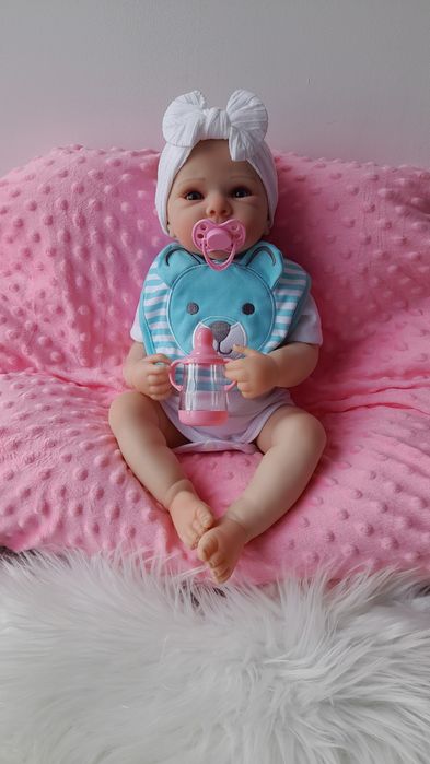 Lalka jak żywe dziecko jak reborn piękna NOWA duża 50 cm ubrana jak na