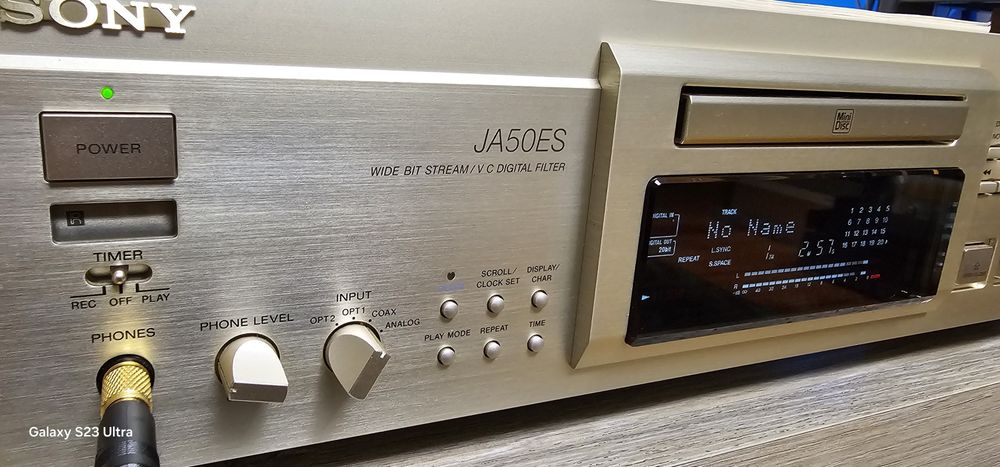 SONY ESPRIT JA50ES  MD deck + oryginalny pilot-idealny stan