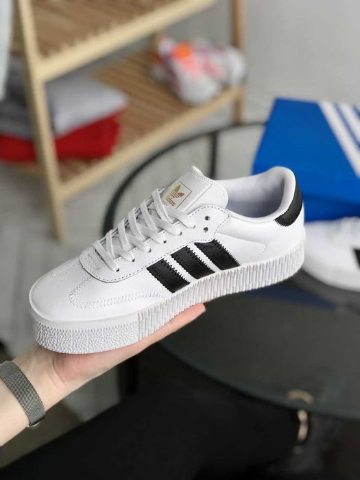 Кросівки Adidas Samba Rose Classic White/Black premium