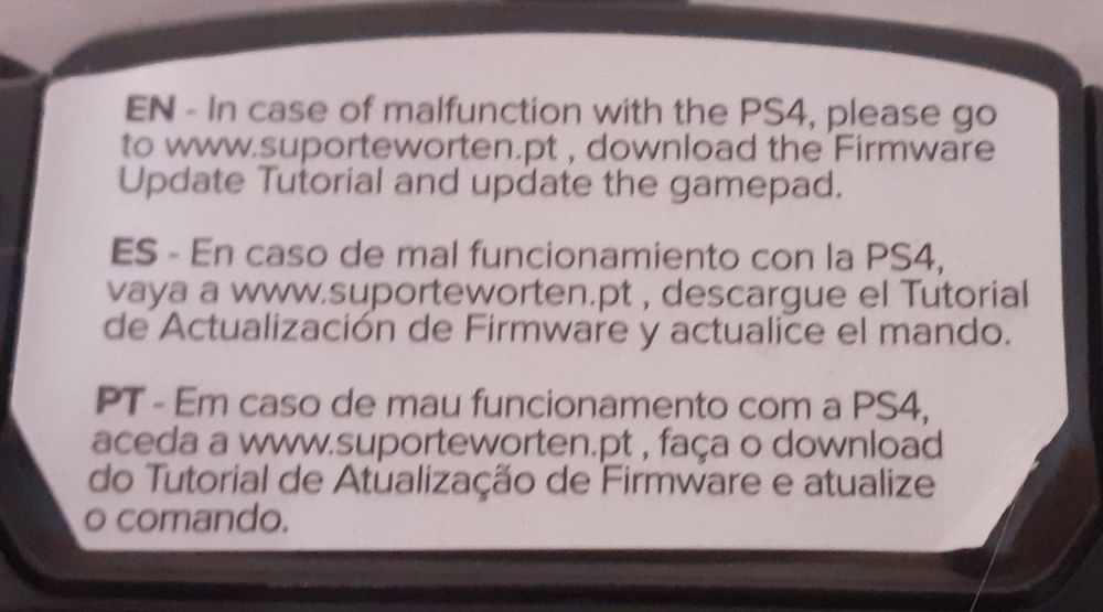 Controle com fio da NPlay