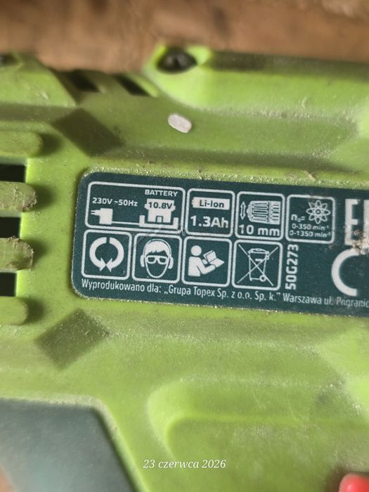 Wkretarka verto 10,8V