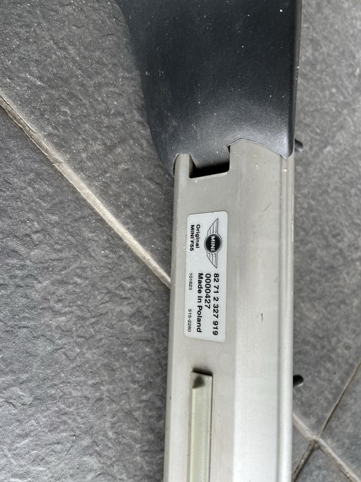 Barras tejadilho Mini 5 portas F55 + 2x Suportes Thule 591