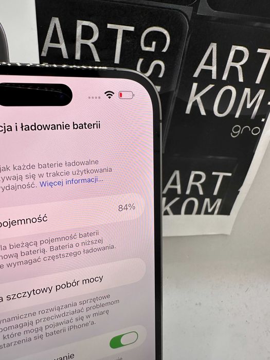 NAJTANIEJ od ARTKOM Jak NOWY iPhone 14 PRO Max 256GB 1800zł HIT Cena