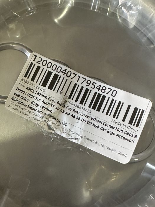 Centros de jantes Audi