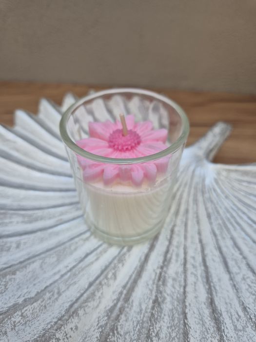 Świeczka sojowa stokrotka