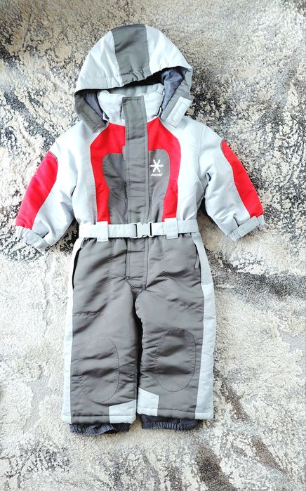 Mariquita Kombinezon zimowy jednoczęściowy Narty szary 92 _  2 lata