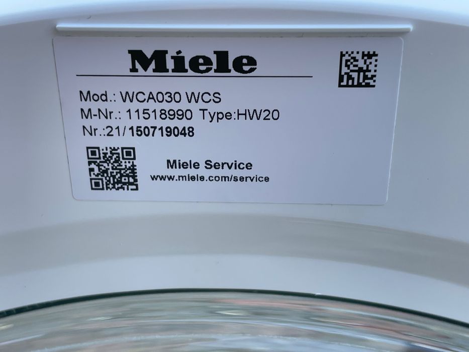 Pralka Miele wca030wcs