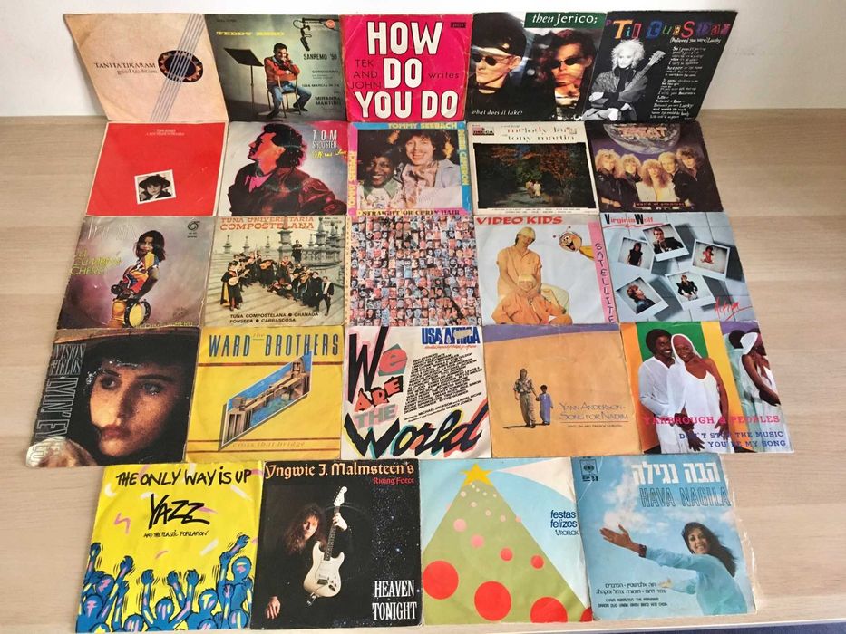 Discos de vinil singles - 1€ cada