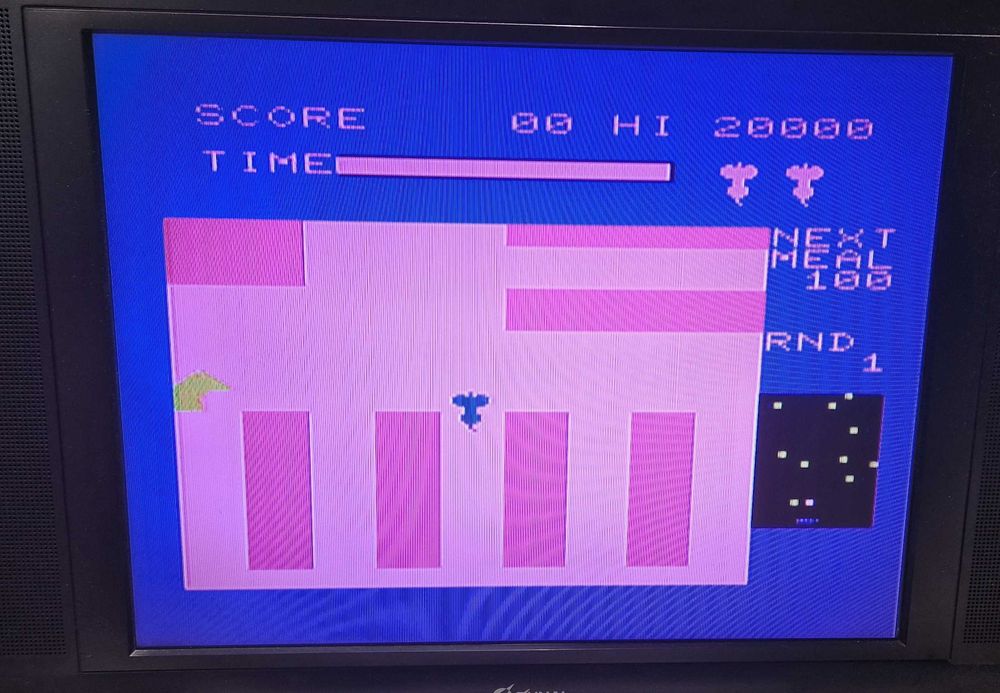 Commodore VIC-20 cardridge - Gra - Radar Ratrace