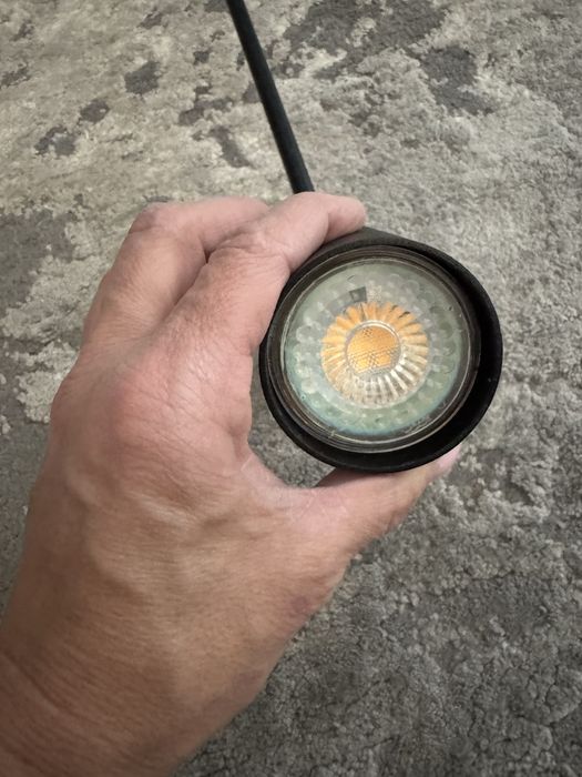 Lampa 74 cm klosz 20 cm