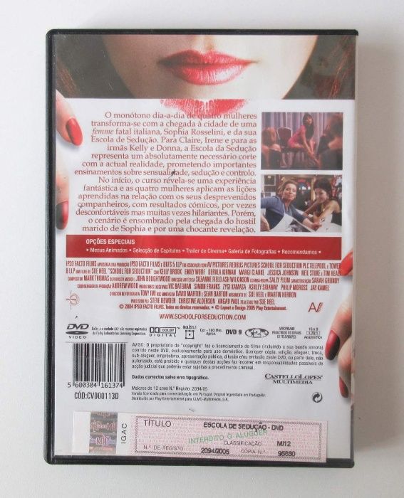 Escola De Sedução (Kelly Brook) (DVD)