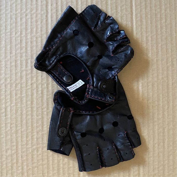 Luvas de condução unissexo (tam. 8) estilo “cabby” da LUVARIA ULISSES