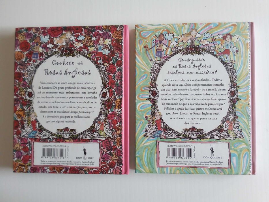 Livros "As Rosas Inglesas", de Madonna, vol. 1 e 2