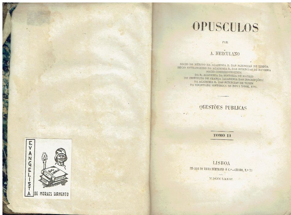 7432 - Literatura - Livros de Alexandre Herculano 4 (Vários )