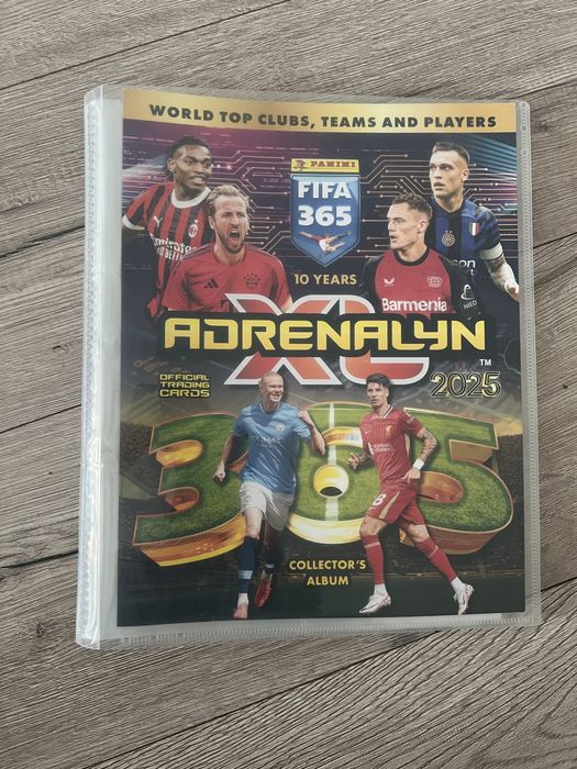 Panini FIFA 365 Adrenalin XL 2025 - album + 100 kart + 3 limitowane XL