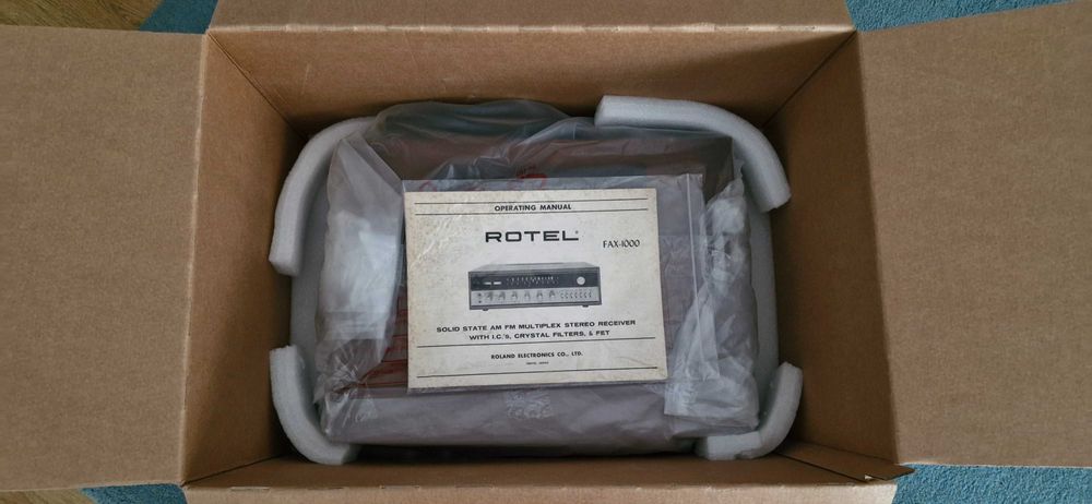 RECEIVER ROTEL - FAX 1000  - Único no mercado  - Coleção