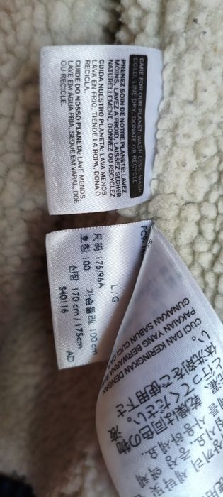 Джинсова шерпа куртка Levi's Trucker Jacket L