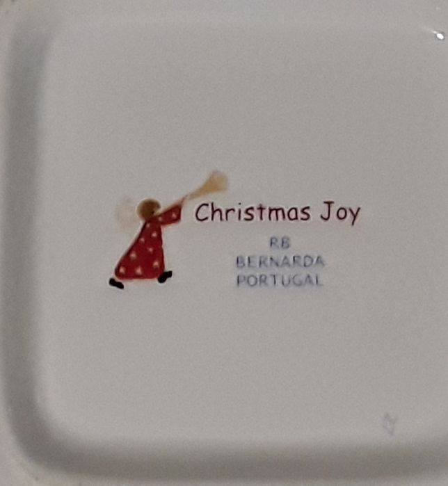 Prato quadrado RB Bernarda Portugal, Christmas Joy