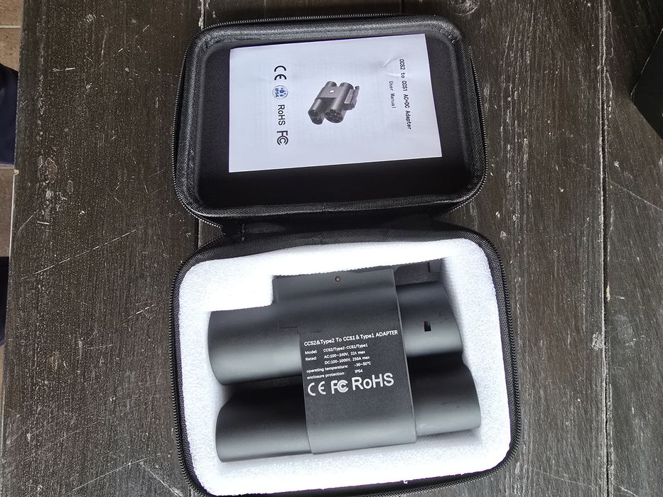 Перехідник адаптер зарядки електромобіля CCS2 -CCS1  Type 2 на Type 1