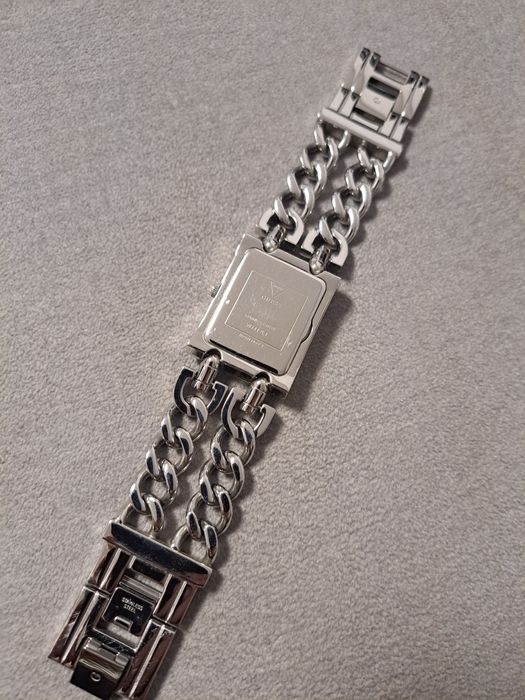 Zegarek damski guess bransoleta srebrny prezent oryginaly