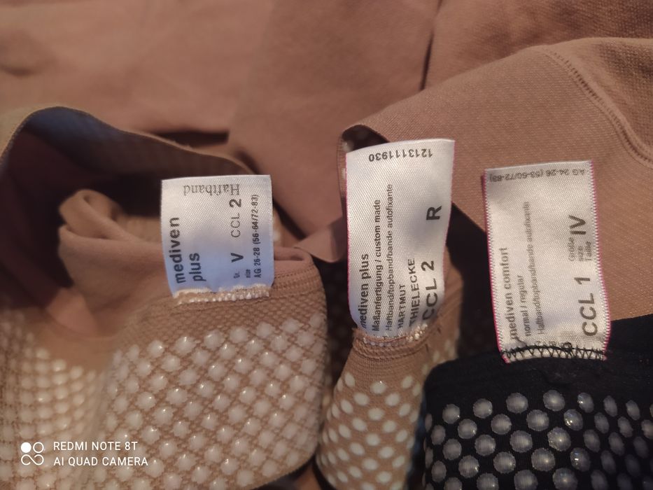 Компрессионные чулки.