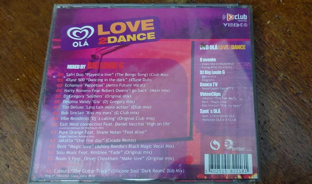 Olá Love 2 Dance [CD+DVD]