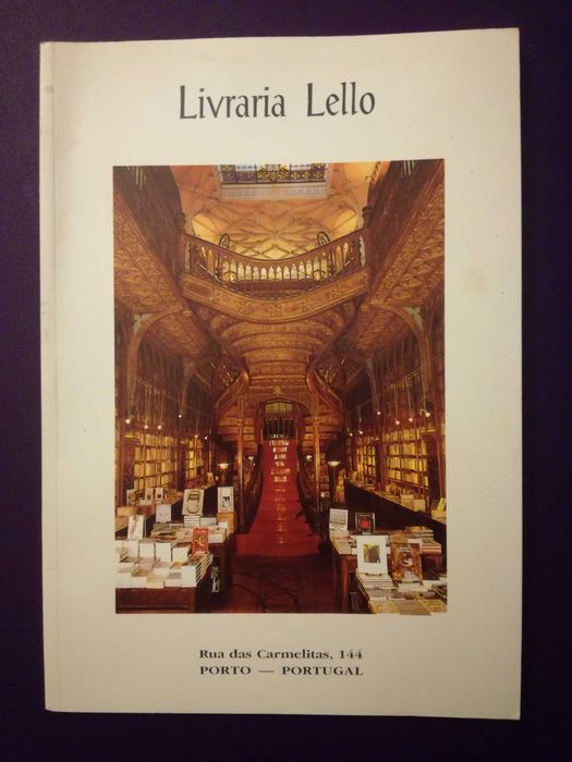 Livro Livraria Lello - Porto