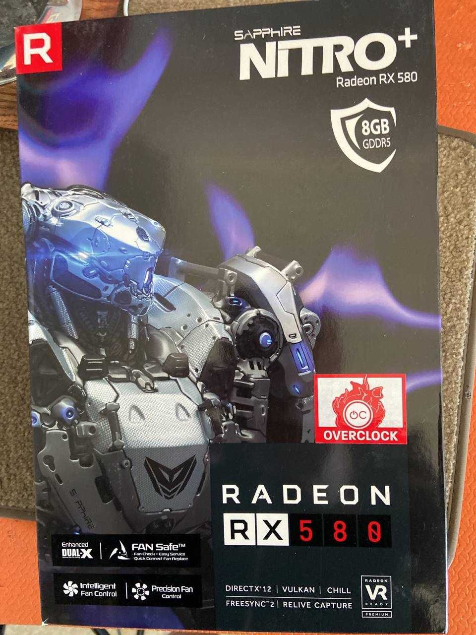 Видеокарта SAPPHIRE NITRO+ Radeon RX 580 8ГБ: 3 000 грн. - Комплектуючі ...