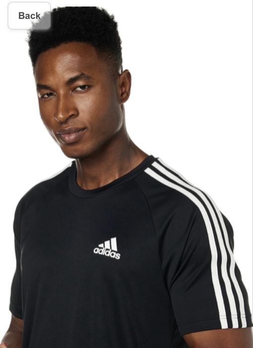 Спортивная футболка adidas climacool 3 stripes р.s/m