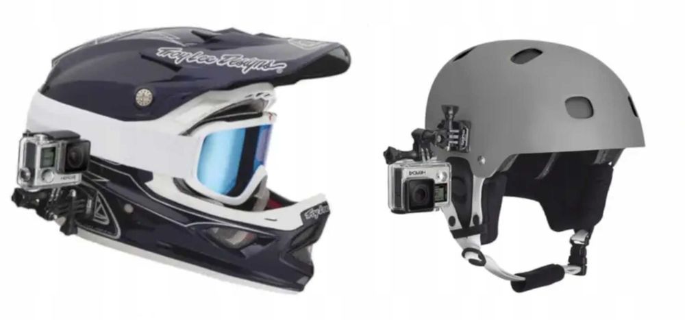 Mocowanie Uchwyt naklejki na kask głowę front side mount do GoPro DJI