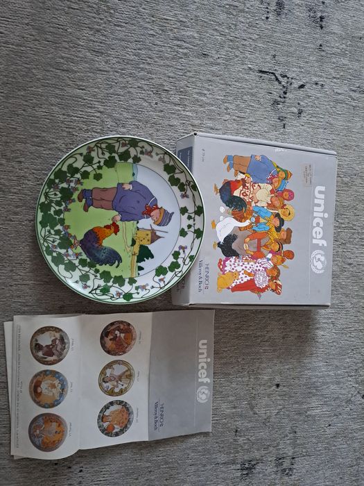 Kolekcjonerski talerz Villeroy & Boch Heinrich UNICEF .